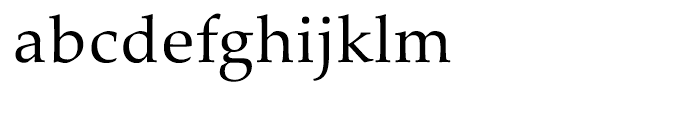 Palatino nova Greek Regular Font LOWERCASE