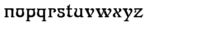 Palmetto Regular Font LOWERCASE
