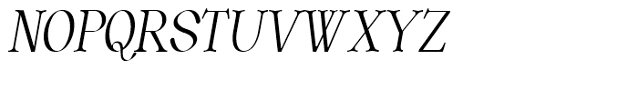 Paloen Thin Italic Font UPPERCASE