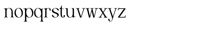 Paloen Thin Font LOWERCASE