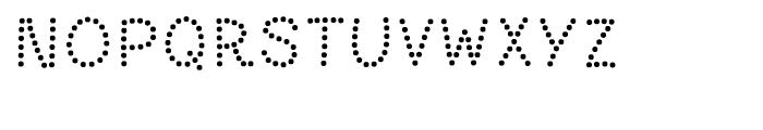 Paltime Dot Font LOWERCASE