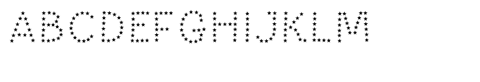 Paltime Star Font LOWERCASE
