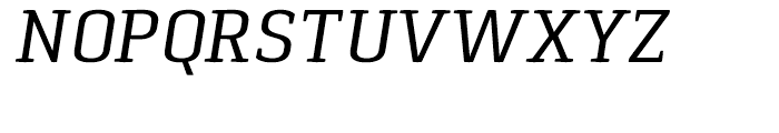 Pancetta Serif Pro Italic Font UPPERCASE