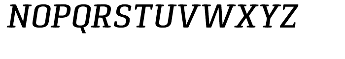 Pancetta Serif Pro Medium Italic Font UPPERCASE
