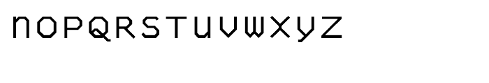 Panoptica Octagonal Font LOWERCASE