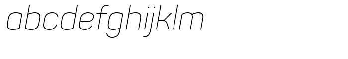 Panton ExtraLight Italic Font LOWERCASE