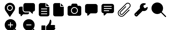 Panton Icons A Fill Regular Font LOWERCASE