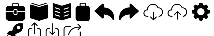 Panton Icons C Fill Regular Font LOWERCASE