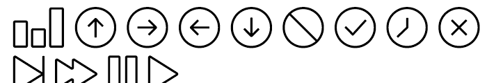 Panton Icons C Regular Font UPPERCASE
