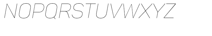 Panton Thin Italic Font UPPERCASE
