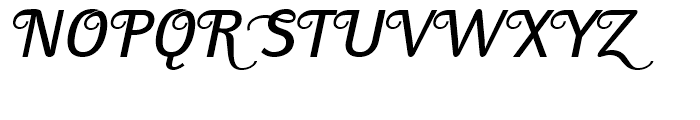 Papas Normal Italic with Swashes Font UPPERCASE