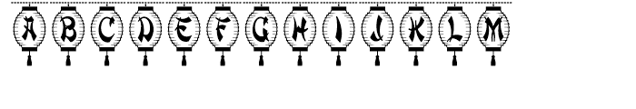 Paper Lanterns Regular Font UPPERCASE