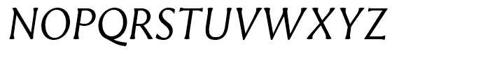 Paradigm Standard Light Italic Font UPPERCASE