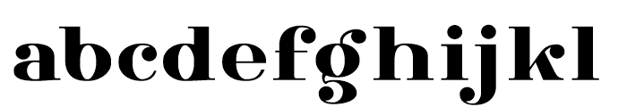 Paragon Regular Font LOWERCASE
