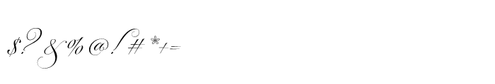 Parfumerie Script Regular Font OTHER CHARS
