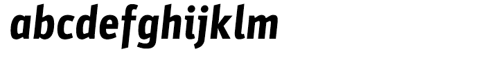 Parka ExtraBold Italic Font LOWERCASE