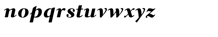 Parkinson Electra Heavy Italic Font LOWERCASE