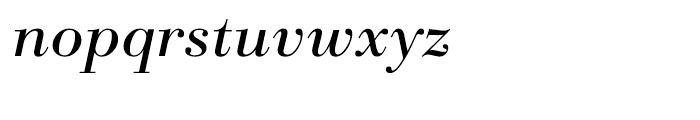 Parma Cyrillic Italic Font LOWERCASE