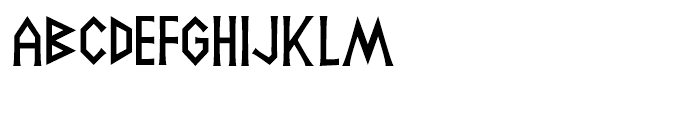 Parthenon Black Font UPPERCASE