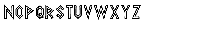 Parthenon Regular Font UPPERCASE