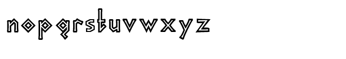 Parthenon Regular Font LOWERCASE