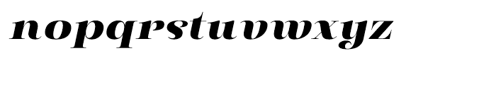 Pauline Didone Black Italic Font LOWERCASE