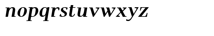 Pax 2 Semi Bold Italic Font LOWERCASE
