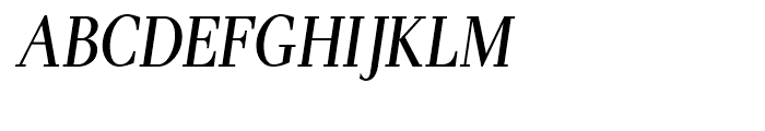 Pax Condensed Italic Font UPPERCASE