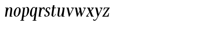 Pax Condensed Italic Font LOWERCASE
