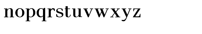 Pax Semi Bold Font LOWERCASE