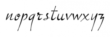 Pacific Script Regular Font LOWERCASE