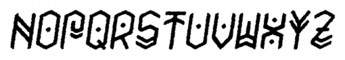 Paihuen Pro Rough Italic Font UPPERCASE