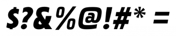 Pakenham Black Italic Font OTHER CHARS