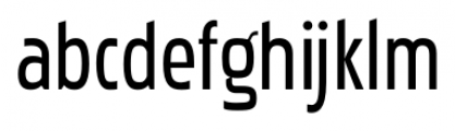 Pakenham Condensed Regular Font LOWERCASE