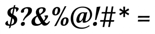 Pallada Bold Italic Font OTHER CHARS