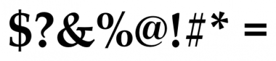 Palladio FS Bold Font OTHER CHARS