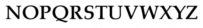 Palladio Oldstyle Titling Caps Font LOWERCASE