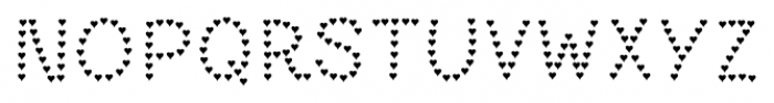 Paltime Heart Font LOWERCASE