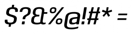 Pancetta Pro Medium Italic Font OTHER CHARS