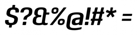 Pancetta Pro SemiBold Italic Font OTHER CHARS
