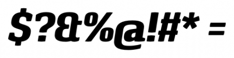 Pancetta Serif Pro Black Italic Font OTHER CHARS