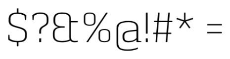 Pancetta Serif Pro Extra Light Font OTHER CHARS
