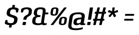 Pancetta Serif Pro SemiBold Italic Font OTHER CHARS