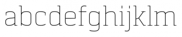 Pancetta Serif Pro Thin Font LOWERCASE