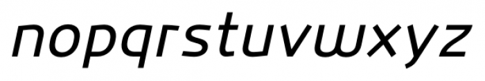 Pandtos Medium Italic Font LOWERCASE