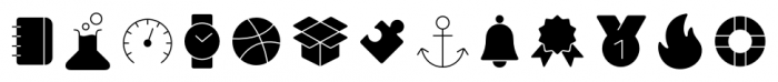 Panton Icons A Fill Light Font UPPERCASE