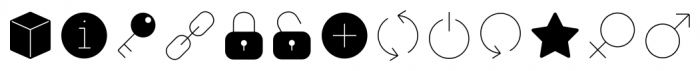 Panton Icons D Fill Light Font UPPERCASE