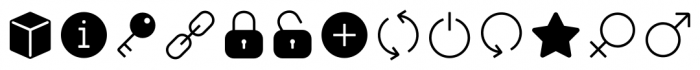 Panton Icons D Fill Regular Font UPPERCASE