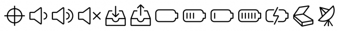 Panton Icons D Regular Font UPPERCASE