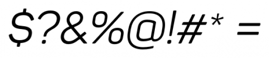Panton Italic Font OTHER CHARS